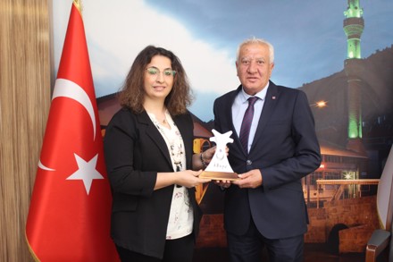 Sayın Belediye Başkanımız Sadettin SAYGI ya Bozkır Meslek Yüksekokulu Olarak Hayırlı Olsun Ziyareti 